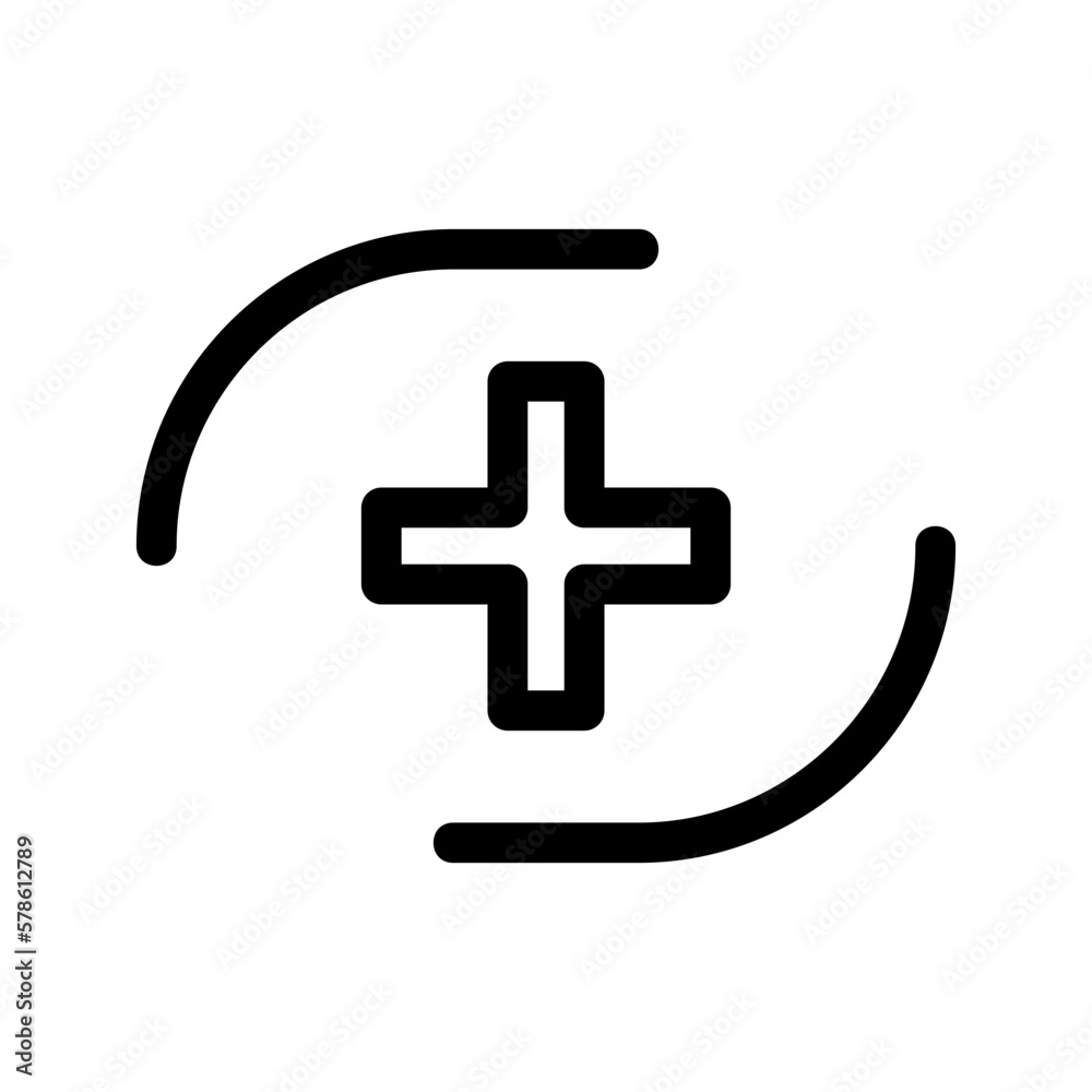 Obraz premium plus icon or logo isolated sign symbol vector illustration - high quality black style vector icons 