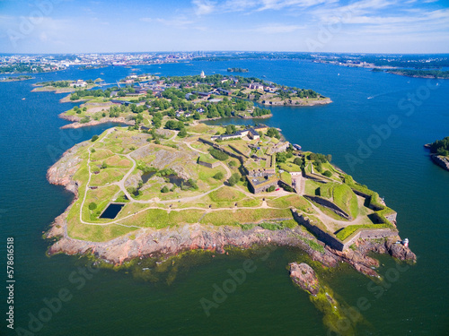 Aerial view of Suomenlinna fortress in Helsinki, Finland © Mariusz Świtulski