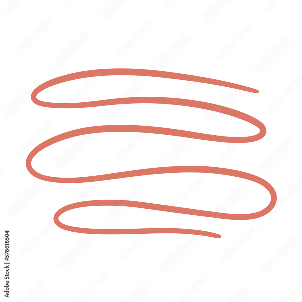 Pen Line Doodle Color Element Illustration Pen Line Doodle Color Element Illustration
