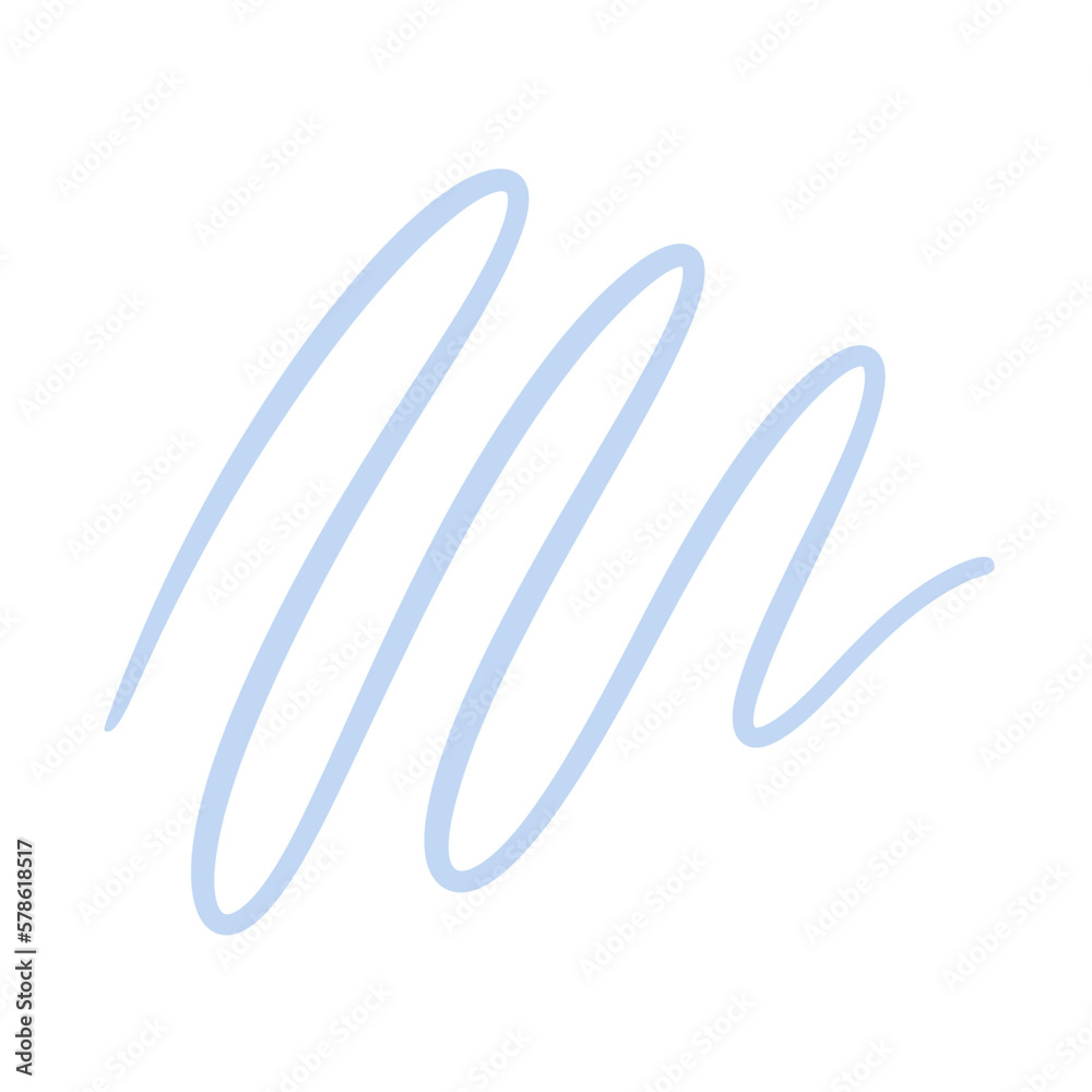 Pen Line Doodle Color Element Illustration