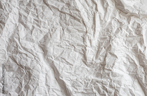 White crumpled paper as a background.