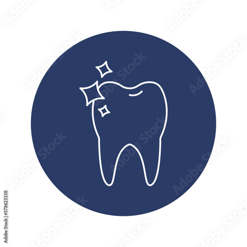 dental, human teeth icon