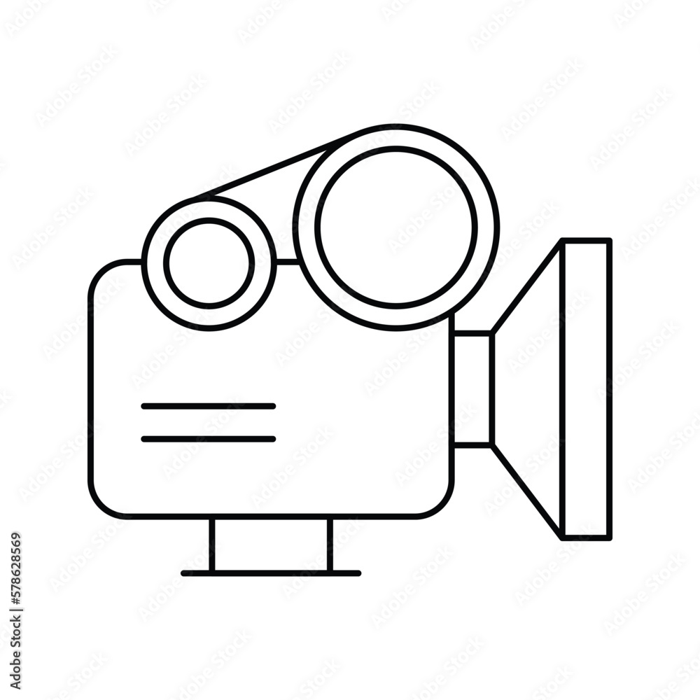 video camera, recording, video recording camera icon