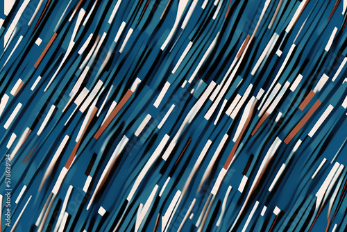Abstract colorful dashes pattern background, Generative AI