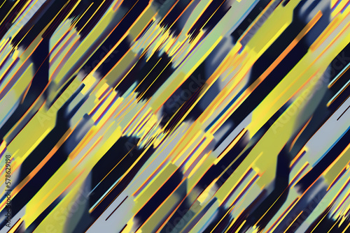 Abstract colorful dashes pattern background  Generative AI
