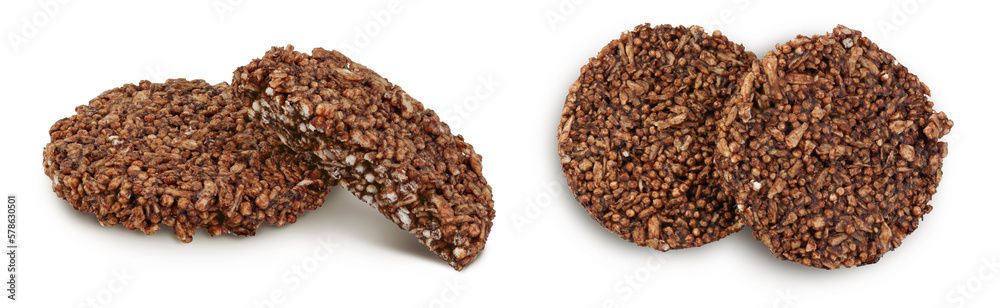 amaranth cookies with carob isolated on white background with full depth of field. Healthy food. amaranth cookies with carob isolated on white background with full depth of field. Healthy food.