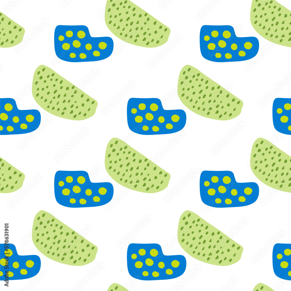 Seamless pattern with abstract texture shape green color on white background Seamless pattern with abstract texture shape green color on white background