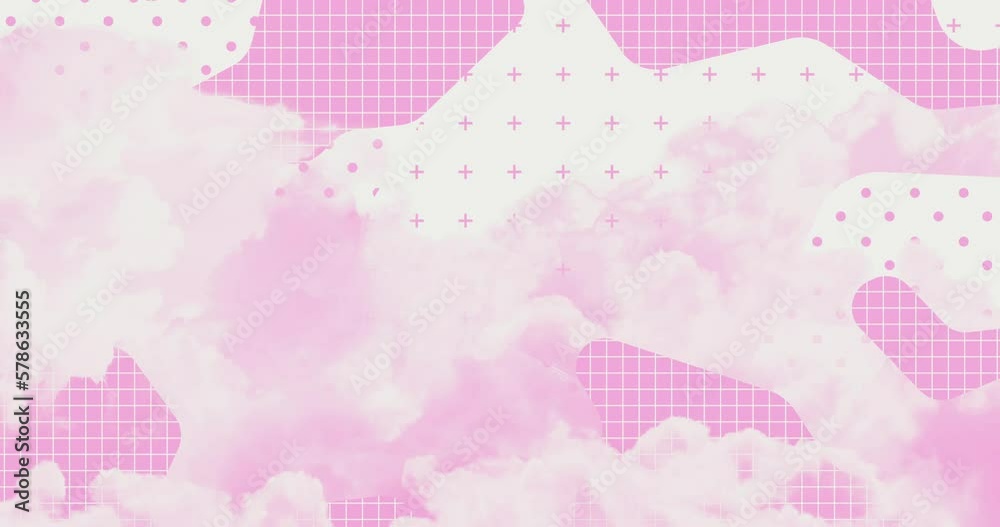 Modern loop collage animation. Stylish abstract texture motion background, sky and geometry Modern loop collage animation. Stylish abstract texture motion background, sky and geometry