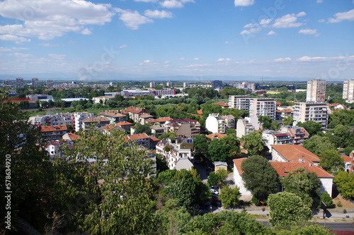 vue sur la ville de Plovdiv, Bulgarie