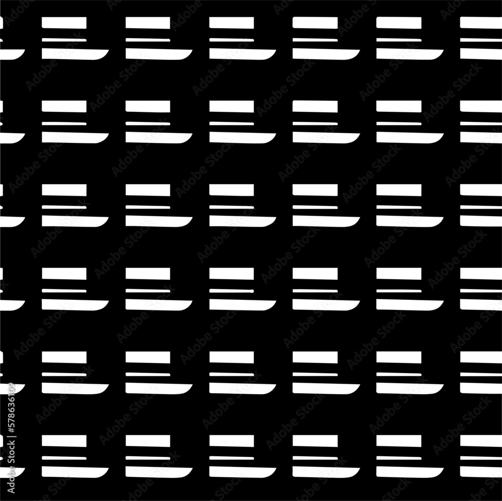 Seamless pattern with abstract shapes. Black and white geometric wallpaper. Repeating pattern for decor, textile and fabric.Abstraction art. Seamless pattern with abstract shapes. Black and white geometric wallpaper. Repeating pattern for decor, textile and fabric.Abstraction art.