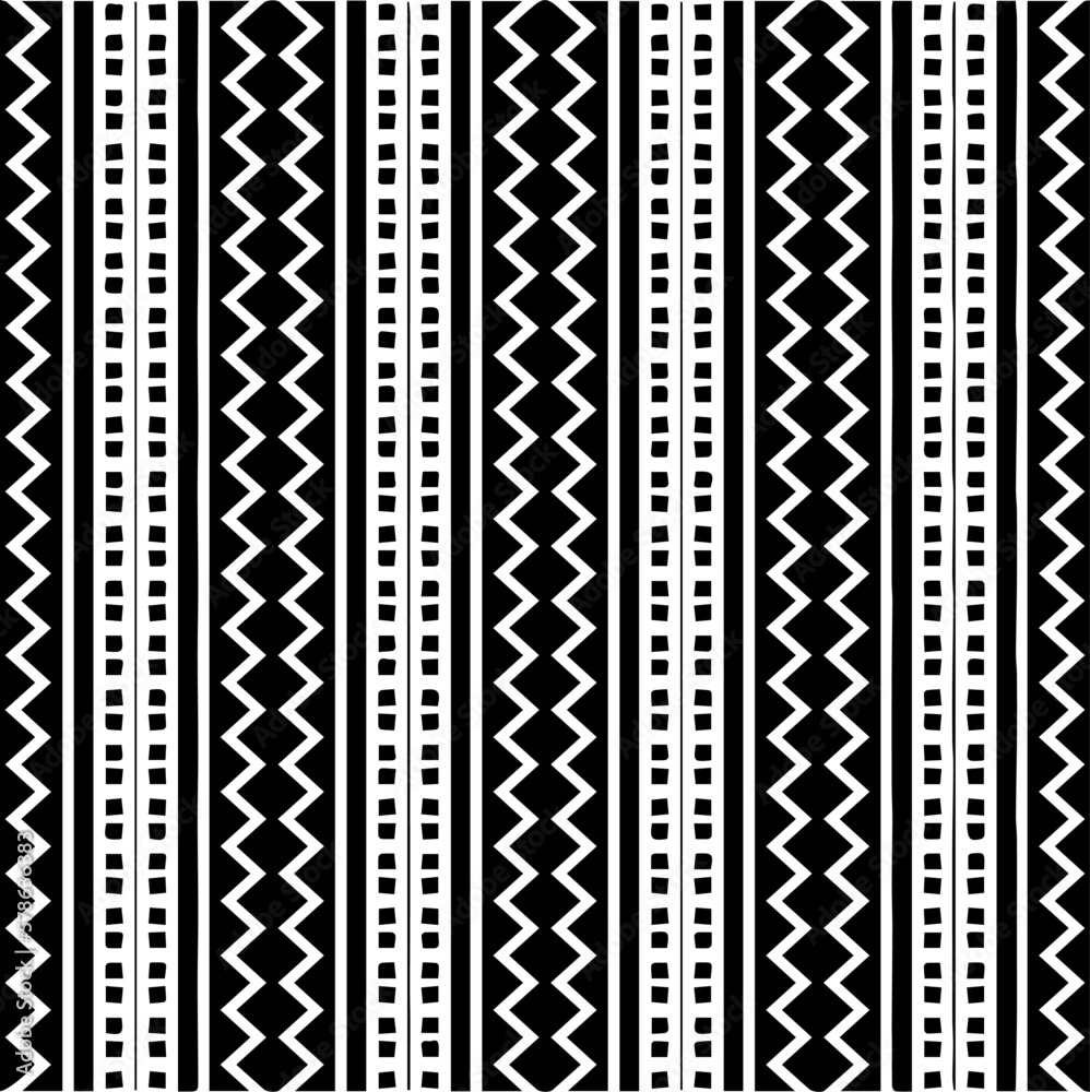 Seamless pattern with abstract shapes. Black and white geometric wallpaper. Repeating pattern for decor, textile and fabric.Abstraction art. Seamless pattern with abstract shapes. Black and white geometric wallpaper. Repeating pattern for decor, textile and fabric.Abstraction art.