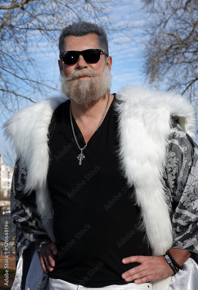 Cool Santa Claus and Rock and Roll Santa Claus Cool Santa Claus and Rock and Roll Santa Claus