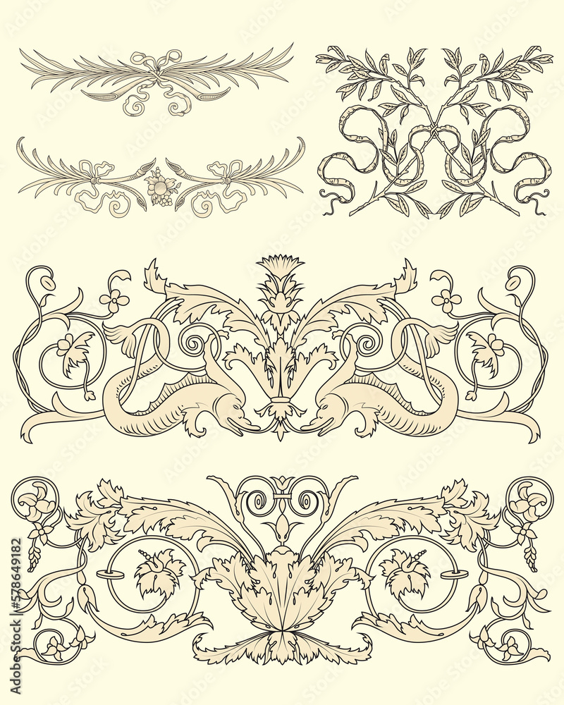 Clasical ornaments 01 Clasical ornaments 01
