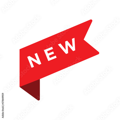 New badge icon vector design template