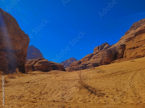 desierto de wadi rum en jordania