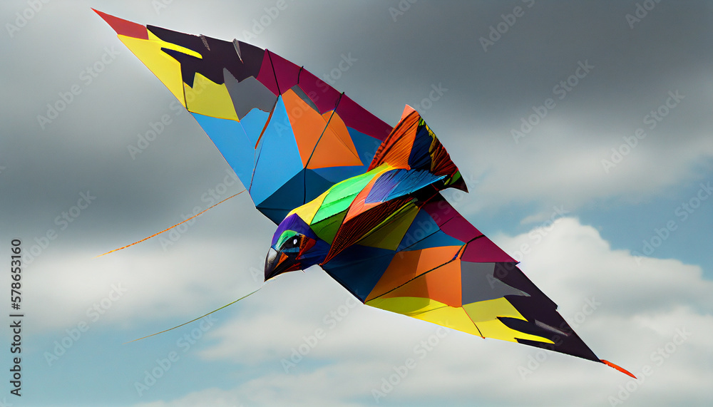 A kite flying in the sky