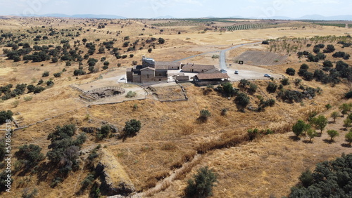 VISTA DE DRON DE SANTA MARIA DE MELQUE photo