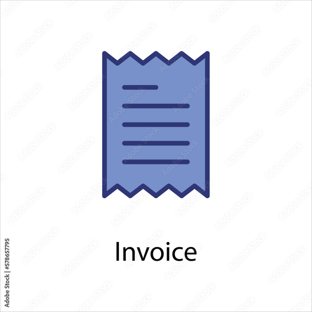 Invoice icon vector stock Invoice icon vector stock
