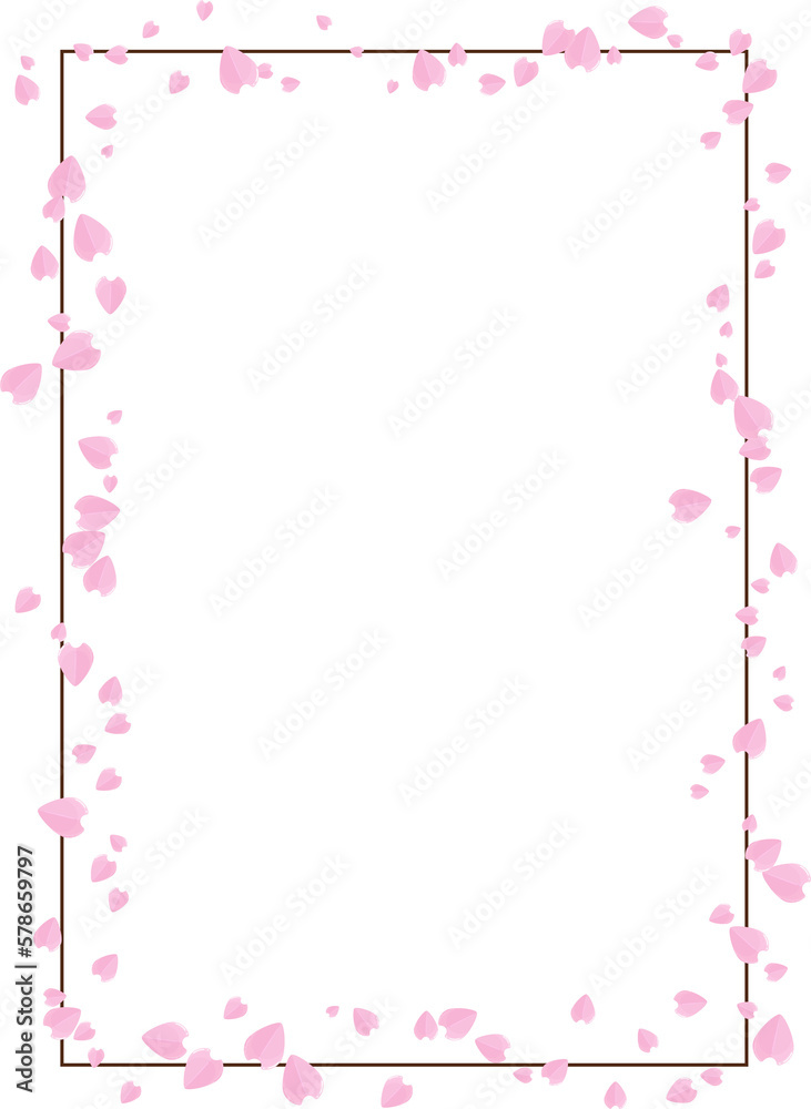 cherry petal frame