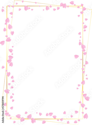 cherry petal frame