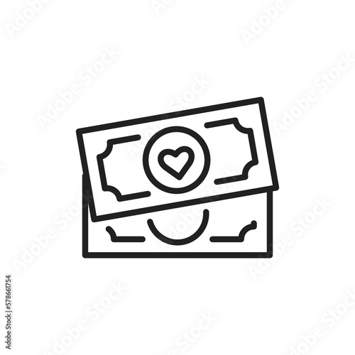 Charity Money, Money for Good, Giving Money, Financial Donation,Charity Money Sign, Financial Support Badge vector line icon. Free Download Charity Money, Money for Good, Giving Money, Financial Donation,Charity Money Sign, Financial Support Badge vector line icon. - GFXLoad