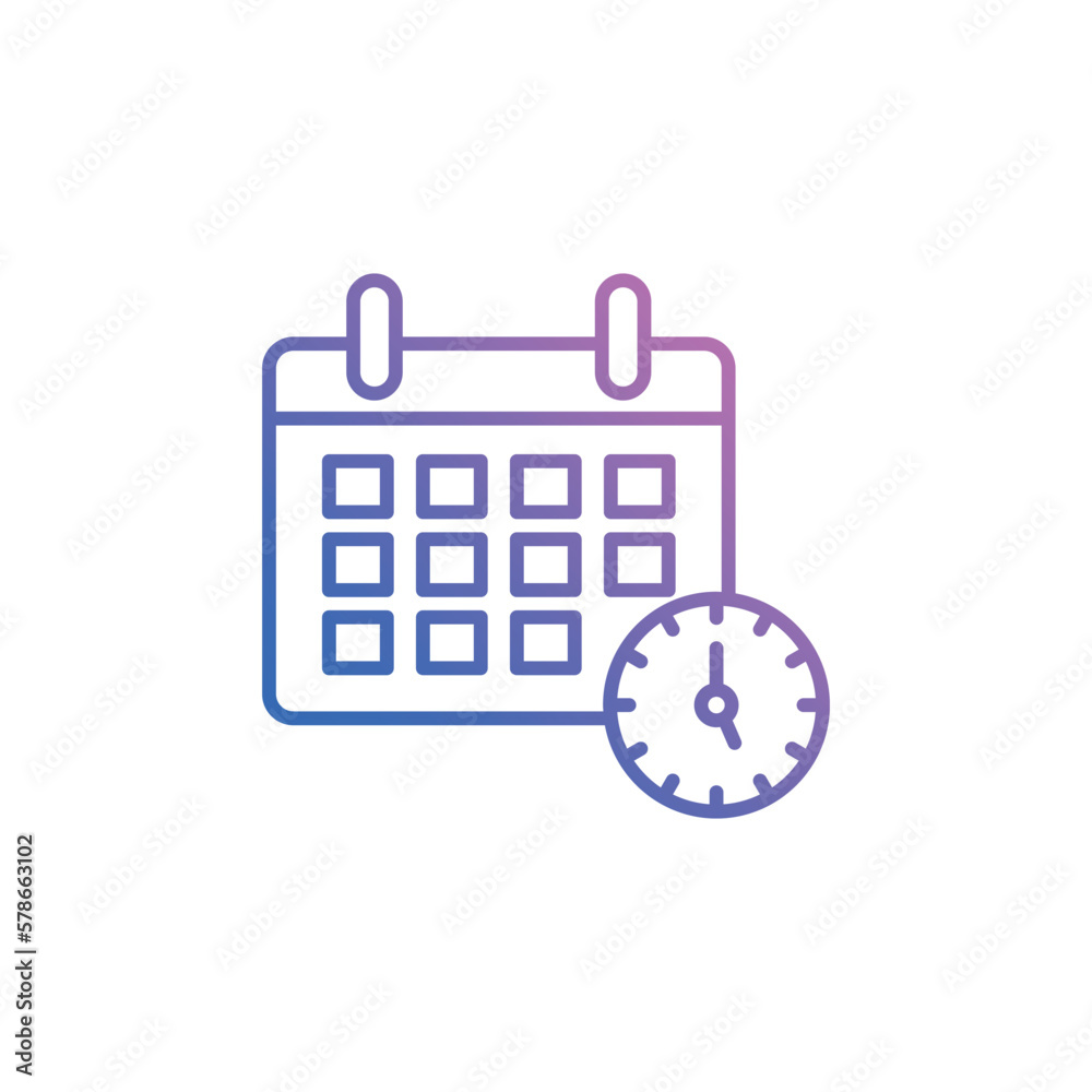 Schedule Planning icon vector stock Schedule Planning icon vector stock