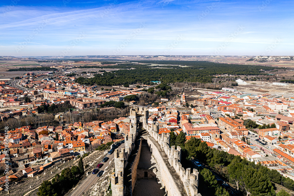 view Medieval Olmedo's Castle, Valladolid, Spain
