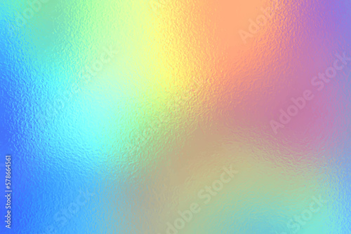 Colorful hologram rainbow foil texture, holographic background, vector illustration design for print art work