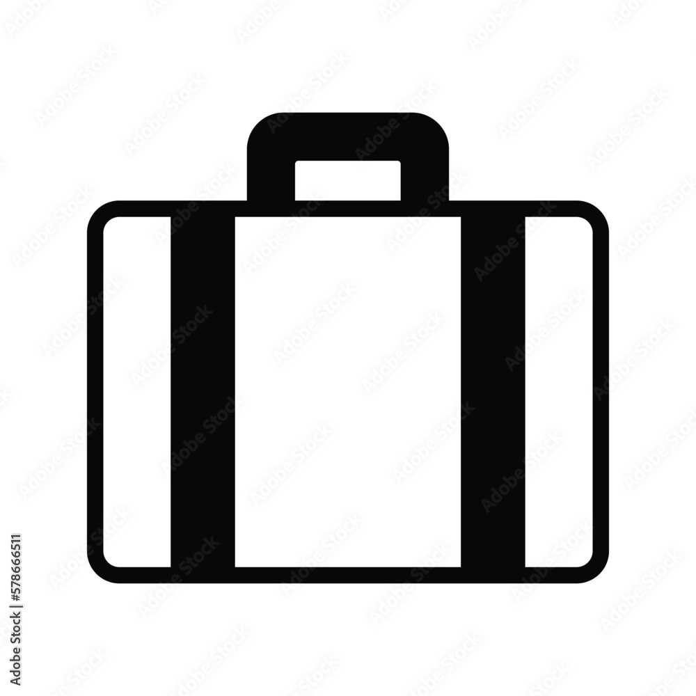 suitcase icon vector stock suitcase icon vector stock