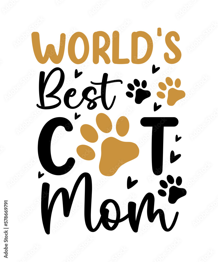 Cat Quotes Svg Bundle, Cat Mom, Mom Svg, Cat, Funny Quotes, Mom Life, Pet Svg, Cat Lover Svg