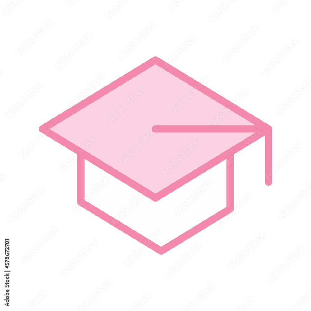 graduation cap icon vector stock graduation cap icon vector stock