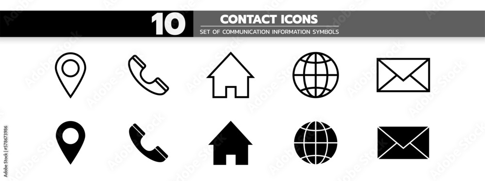 set-of-isolated-white-or-black-contact-information-symbols-warning-sign