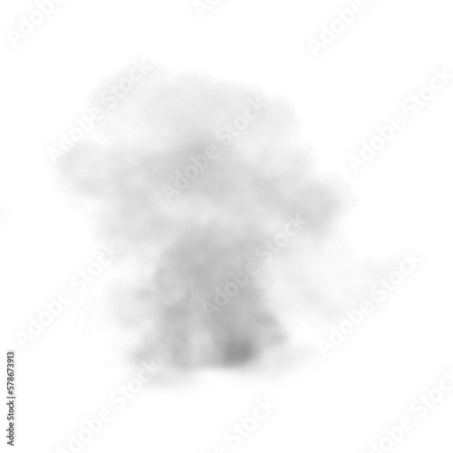 smoke isolated on transparent background.