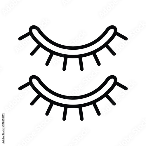 eyebrows icon vector stock