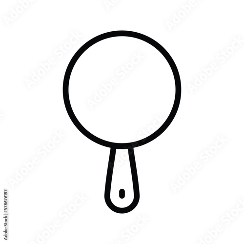 Fotomural hand mirror icon vector stock