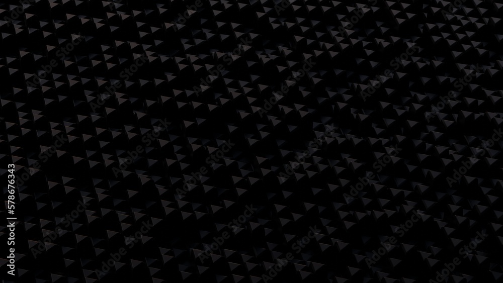 3D Futuristic triangles dark black background Abstract lowpoly geometric grid pattern 3D Futuristic triangles dark black background Abstract lowpoly geometric grid pattern
