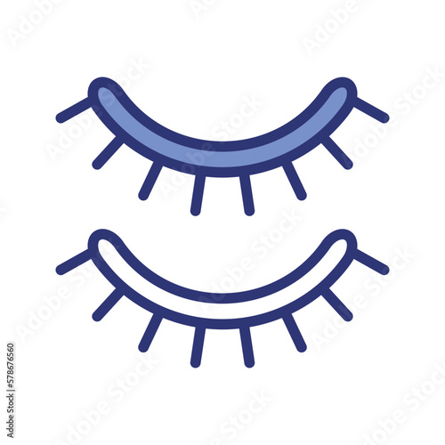 eyebrows icon vector stock