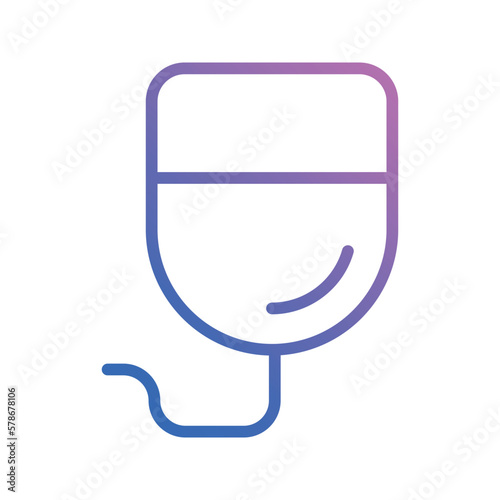 Blood Bag icon vector stock