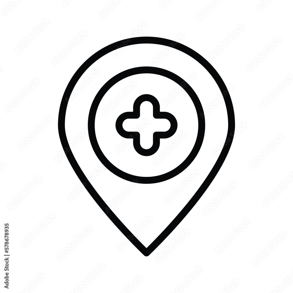 Location icon vector stock Location icon vector stock