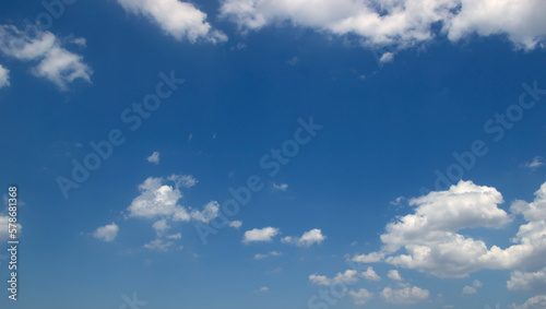 blue sky High angle air