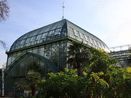 The Jardin des Serres d'Auteuil which is a botanical garden set within a major greenhouse complex located at the southern edge of the Bois de Boulogne in the 16th arrondissement 