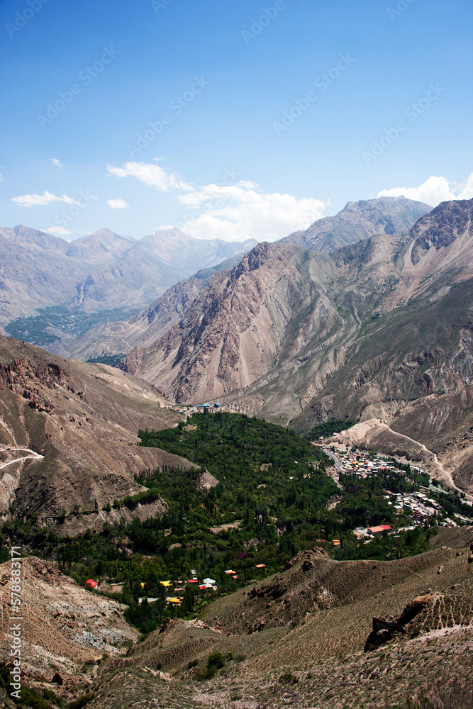 view of mountains in iran, albors, alburz, elburs