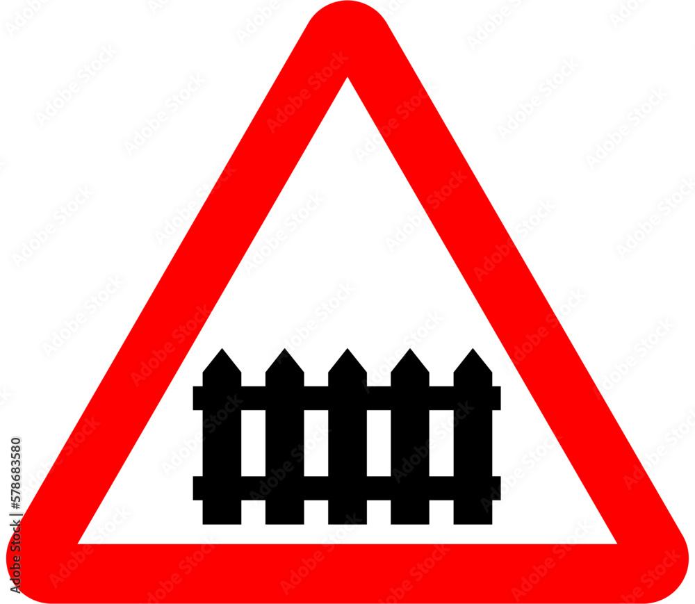Vecteur Stock Level crossing signs R2023022 – Road traffic sign images ...
