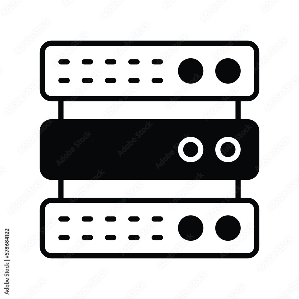 server icon vector stock server icon vector stock