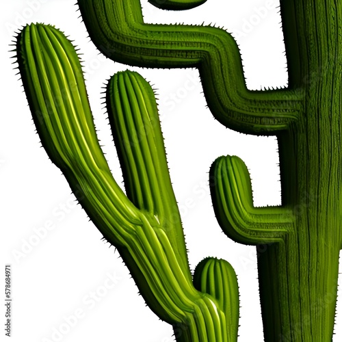 cactus on a white background