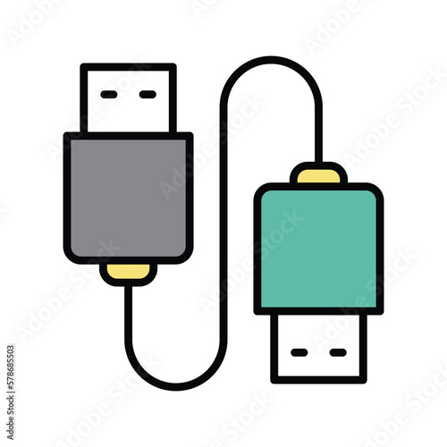 plug in icon vector stock