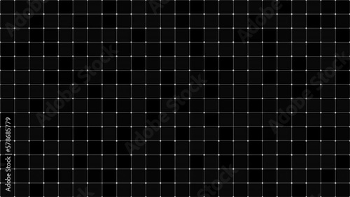 Animated background grid with twinkling dots at intersections.