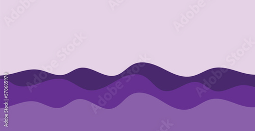 Blueberry Wave Lines Pattern Abstract Background. Vector