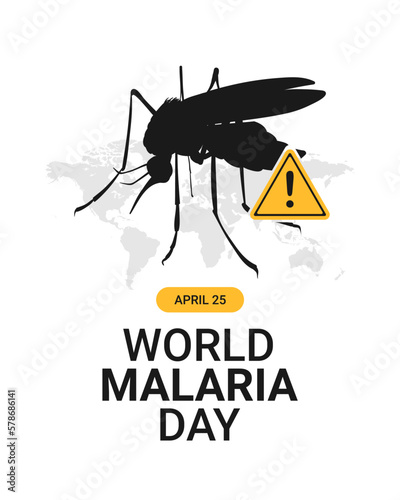 world malaria day social media post design