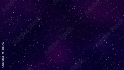 Night starry sky, dark blue space background with stars. Starry night in the countryside